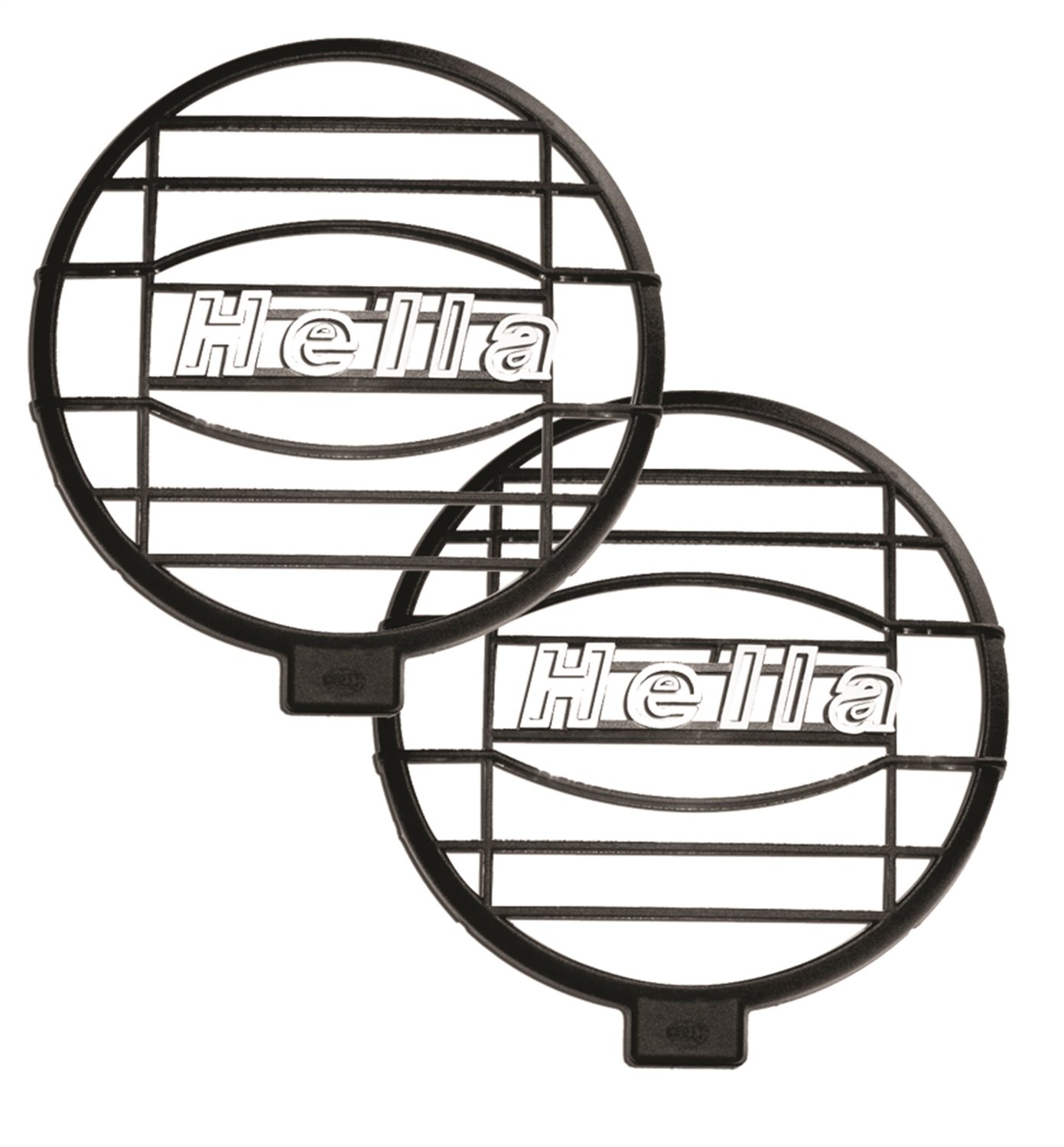 HELLA 165530801 500/500FF Series Universal Schutzgitter Abdeckung - 2 Stück, Schwarz, Acrylnitril-Butadien-Styrol, Auto, Grille, Kühlergrill HELLA 165530801 500/500FF Series Universal Schutzgitter Abdeckung - 2 Stück, Schwarz, Acrylnitril-Butadien-Styrol, Auto, Grille, Kühlergrill von Hella