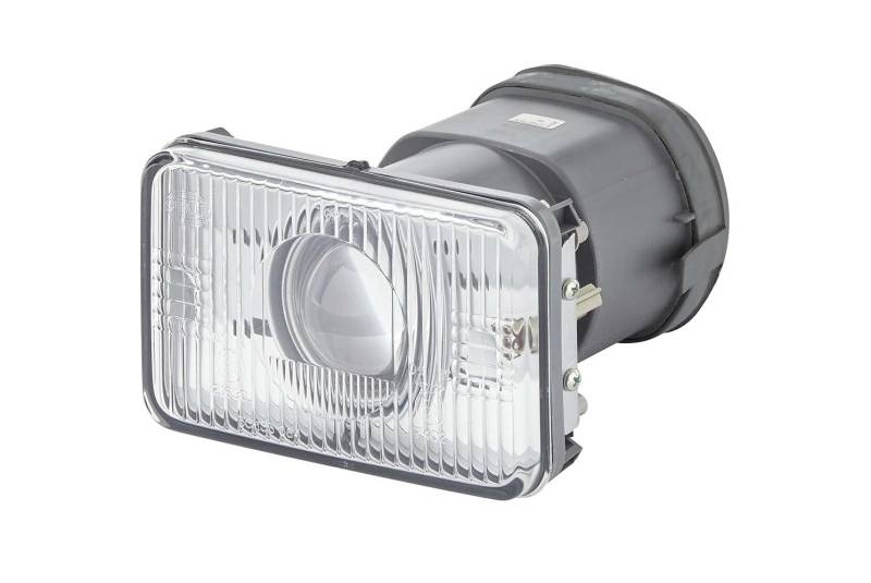 HELLA 1BL 005 380-041 Halogen/DE-Scheinwerfereinsatz, Hauptscheinwerfer - 12V - rechteckig - Einbau - Lichtscheibenfarbe: glasklar - Stecker: Male - rechts - Menge: 1 von Hella