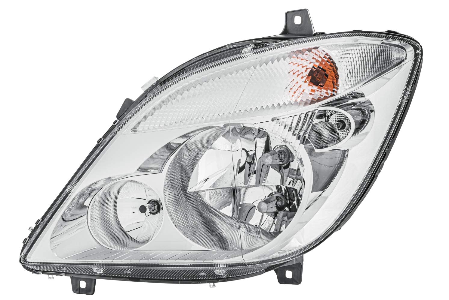 HELLA 1EB 247 012-051 FF/Halogen-Hauptscheinwerfer - links - für u.a. Mercedes-Benz Sprinter 3,5-T Box (906) von Hella