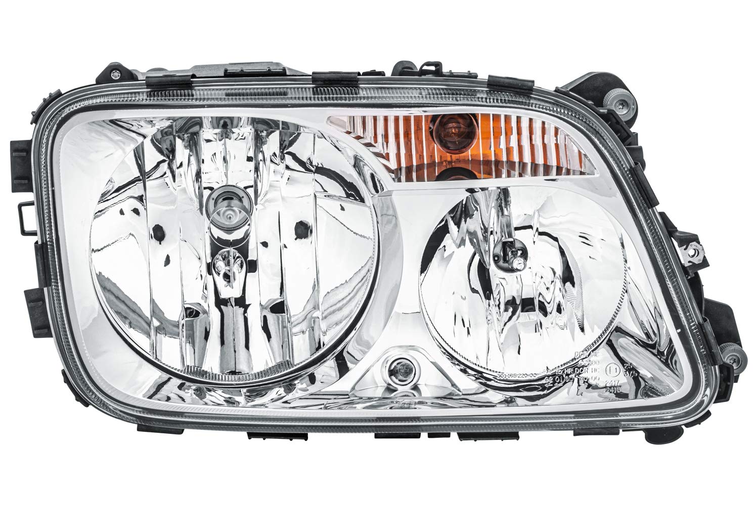 HELLA 1EH 009 513-041 FF/Halogen Scheinwerfer - für u.a. Mercedes-Benz Actros MP3 - CCC/ECE - für Rechtsverkehr - rechts HELLA 1EH 009 513-041 FF/Halogen Scheinwerfer - für u.a. Mercedes-Benz Actros MP3 - CCC/ECE - für Rechtsverkehr - rechts von Hella