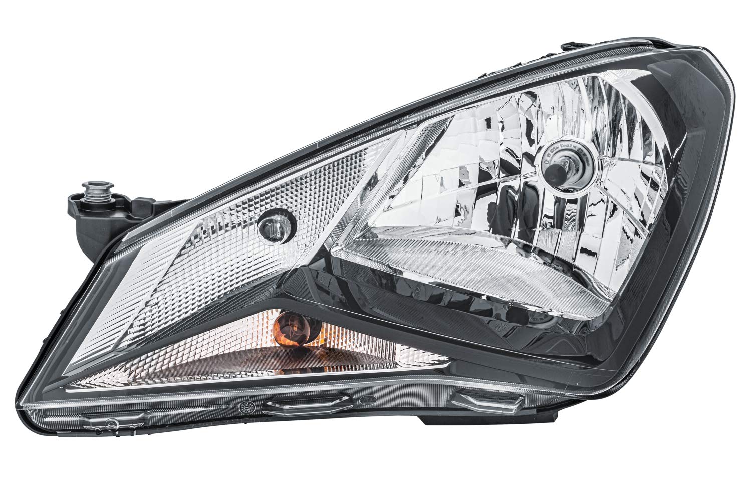 HELLA 1EJ 010 671-011 Halogen Scheinwerfer - für u.a. Seat MII (KF1, KE1) - schwarz - ECE - für Rechtsverkehr - links HELLA 1EJ 010 671-011 Halogen Scheinwerfer - für u.a. Seat MII (KF1, KE1) - schwarz - ECE - für Rechtsverkehr - links von Hella