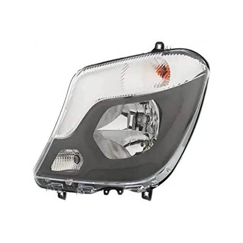 HELLA 1EJ 011 030-141 Halogen Scheinwerfer - für u.a. Mercedes-Benz Sprinter 3,5-T Box (906) - ECE - für Linksverkehr - rechts von Hella