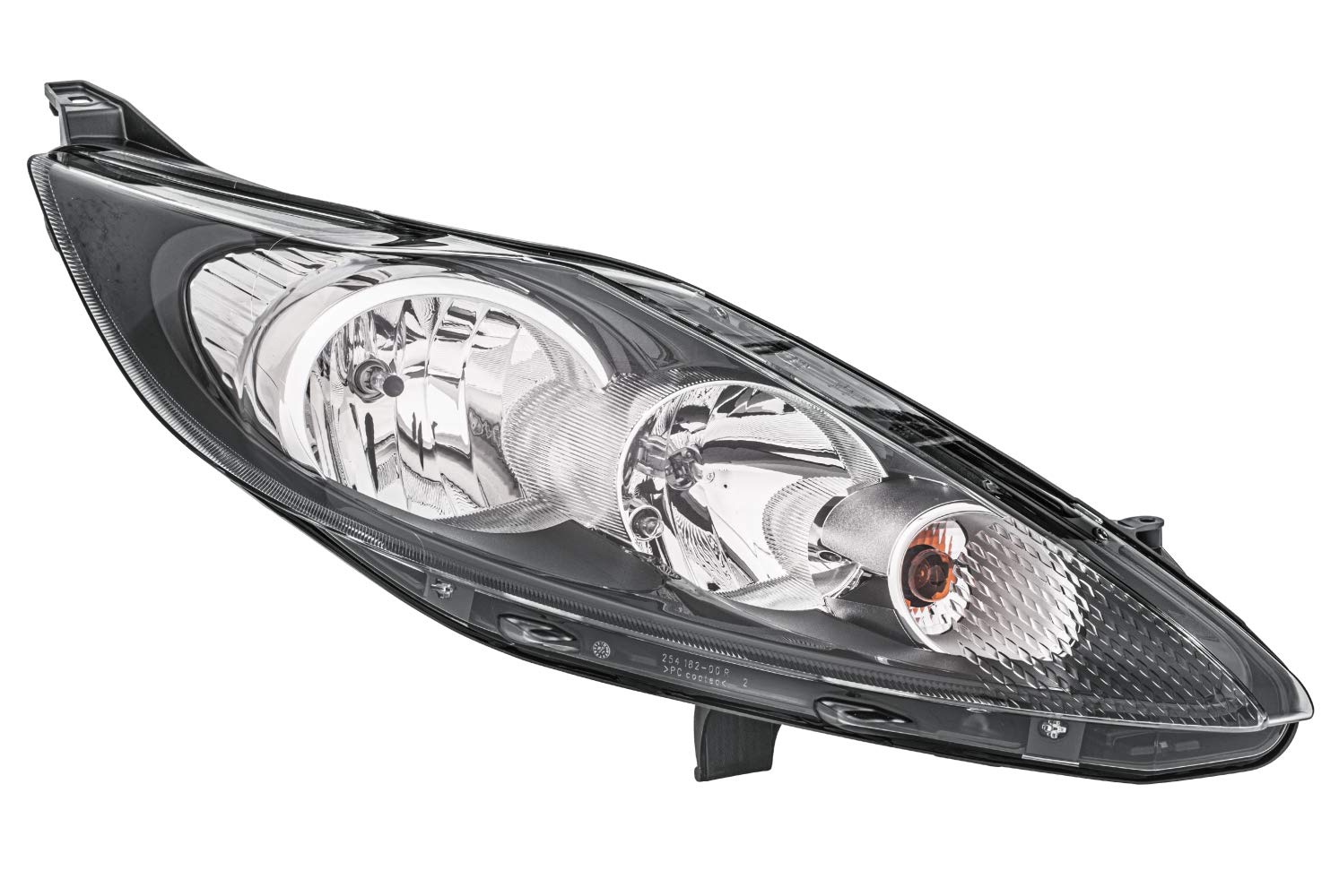 HELLA 1EJ 247 045-321 FF/Halogen Scheinwerfer - für u.a. Ford Fiesta VI (CB1, CCN) - chrom/schwarz - ECE - für Rechtsverkehr - rechts HELLA 1EJ 247 045-321 FF/Halogen Scheinwerfer - für u.a. Ford Fiesta VI (CB1, CCN) - chrom/schwarz - ECE - für Rechtsverkehr - rechts von Hella