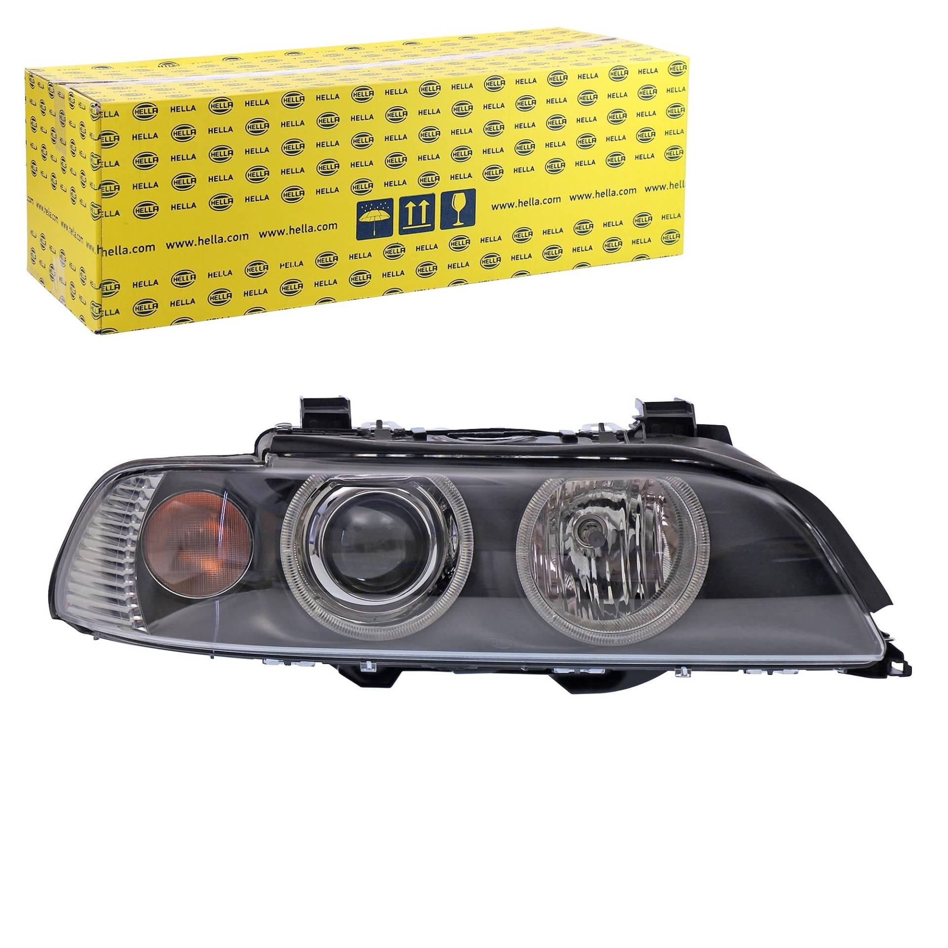 HELLA 1EL 008 052-581 Halogen/Xenon Scheinwerfer - für u.a. BMW 5 (E39) - schwarz - ECE - für Rechtsverkehr - rechts HELLA 1EL 008 052-581 Halogen/Xenon Scheinwerfer - für u.a. BMW 5 (E39) - schwarz - ECE - für Rechtsverkehr - rechts von Hella