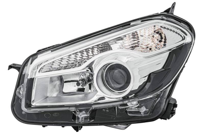 HELLA 1EL 010 335-251 Xenon Scheinwerfer - für u.a. Nissan Qashqai I (J10, NJ10, JJ10E) - ECE - für Rechtsverkehr - links von Hella