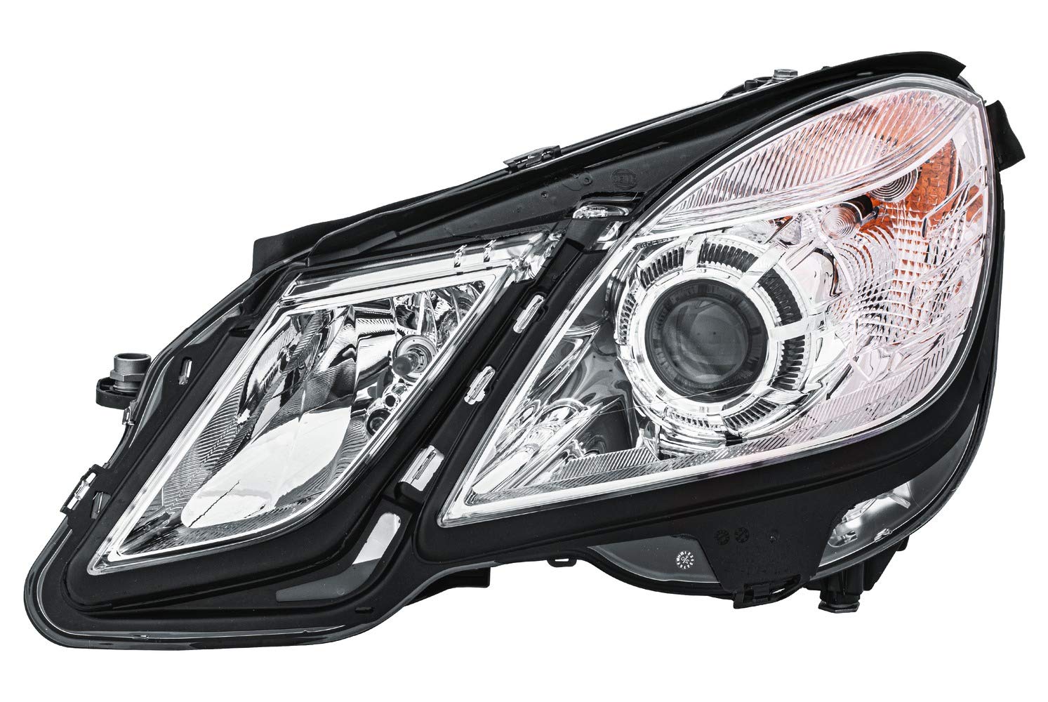 HELLA 1EL 010 800-011 DE/Halogen-Hauptscheinwerfer für Rechtsverkehr - vorne links von Hella