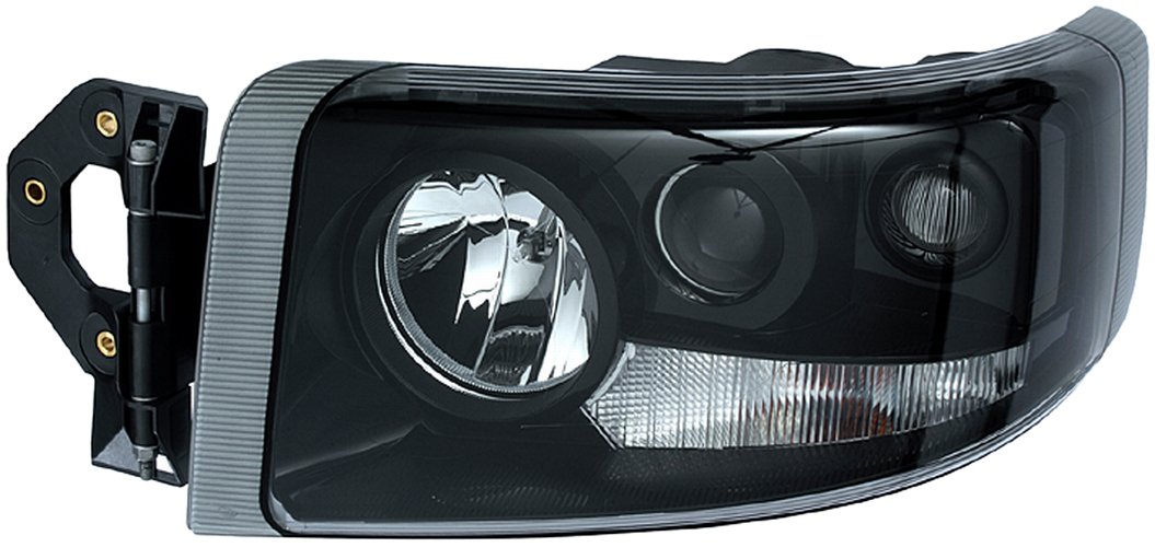 HELLA 1EL 011 899-351 DE/Halogen Scheinwerfer - für u.a. Renault Trucks Premium II Distr./Lander - schwarz - ECE - für Rechtsverkehr - links HELLA 1EL 011 899-351 DE/Halogen Scheinwerfer - für u.a. Renault Trucks Premium II Distr./Lander - schwarz - ECE - für Rechtsverkehr - links von Hella
