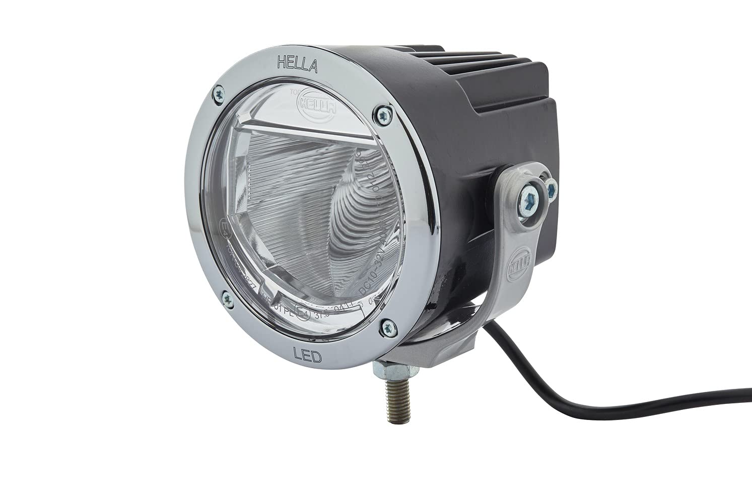 HELLA LED Fernscheinwerfer - Luminator X LED - 12V / 24V - rund - Referenzzahl: 37.5 - glasklare Streuscheibe - glasklar - Kabel: 3000mm - links/rechts - 1F0 012 206-001 HELLA LED Fernscheinwerfer - Luminator X LED - 12V / 24V - rund - Referenzzahl: 37.5 - glasklare Streuscheibe - glasklar - Kabel: 3000mm - links/rechts - 1F0 012 206-001 von Hella
