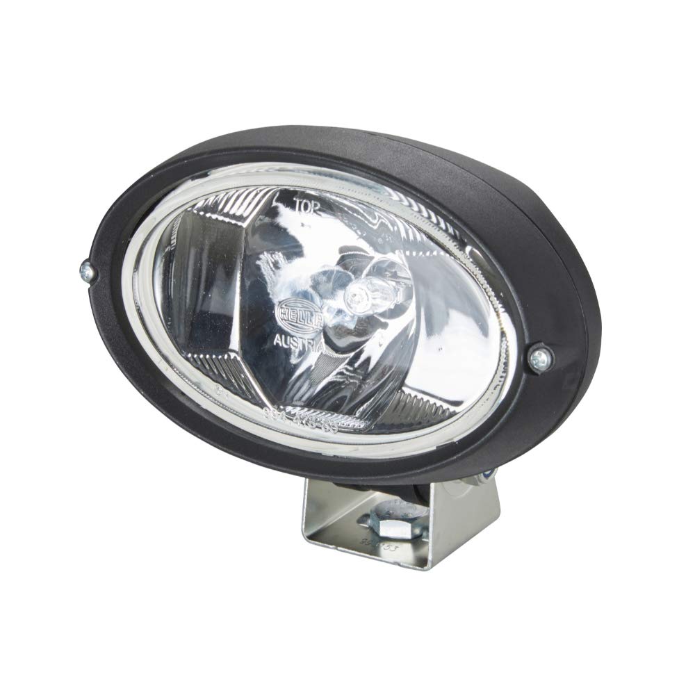 HELLA Halogen Arbeitsscheinwerfer - Oval 100 - 12V - Anbau - stehend - weitreichende Ausleuchtung - Kabel: 2000mm - Stecker: AMP - 1GA 996 161-281, Schwarz HELLA Halogen Arbeitsscheinwerfer - Oval 100 - 12V - Anbau - stehend - weitreichende Ausleuchtung - Kabel: 2000mm - Stecker: AMP - 1GA 996 161-281, Schwarz von Hella
