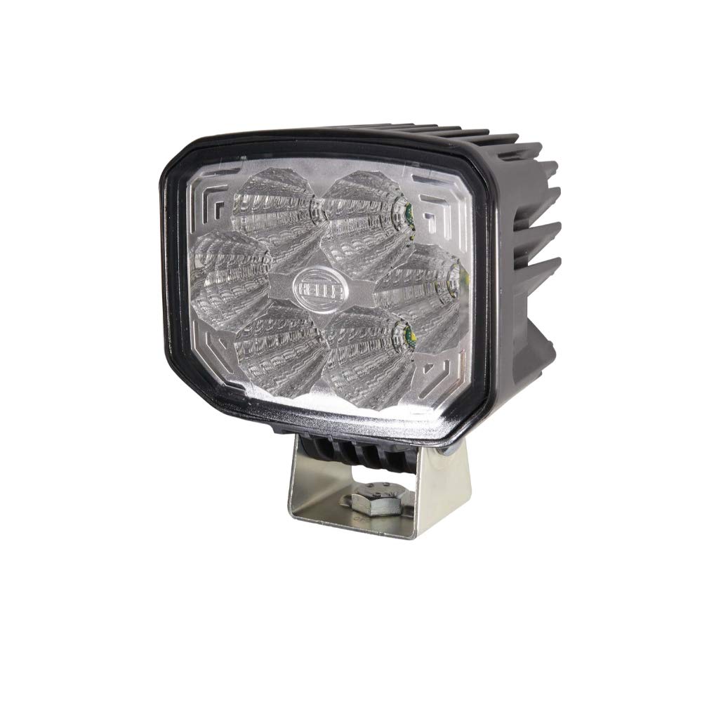 HELLA 1GA 996 188-511 LED-Arbeitsscheinwerfer - Power Beam 1000 Compact - 24/12V - 1000lm - geschraubt/Anbau - schwenkbarer Montagebügel - weitreichende Ausleuchtung - Stecker: DEUTSCH Stecker von Hella