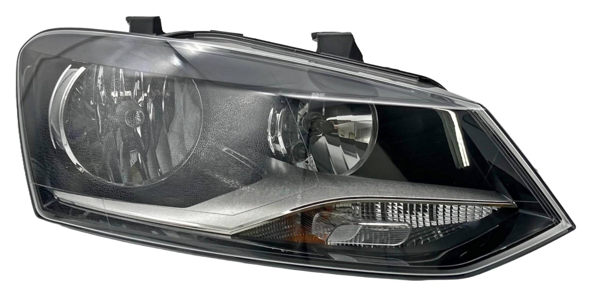HELLA 1LE 247 051-041 Halogen Scheinwerfer - für u.a. VW Polo (6R1, 6C1) - ECE - für Linksverkehr - rechts von Hella