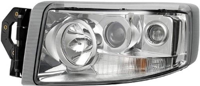 HELLA 1LL 011 899-391 Halogen Scheinwerfer - für u.a. Renault Trucks Premium II Route - chrom - ECE - für Linksverkehr - links von Hella