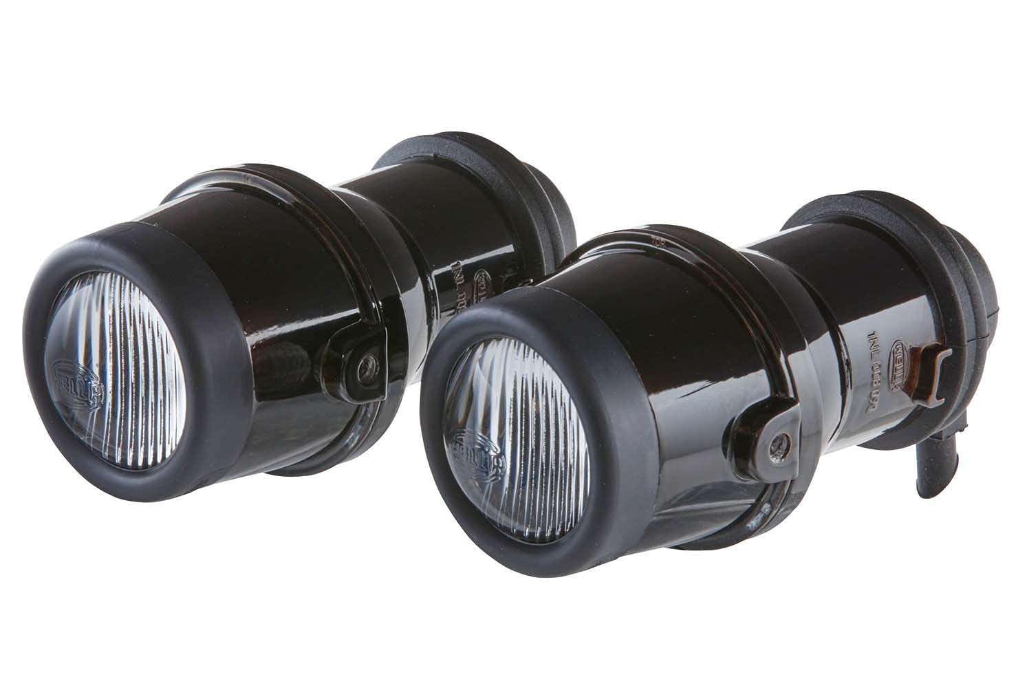 HELLA - DE/Halogen-Nebelscheinwerfersatz - Micro DE - 12V - Einbau - Lichtscheibenfarbe: transparent - 4-polig - links/rechts - Set - Menge: 2 - 1NL 008 090-821 von Hella