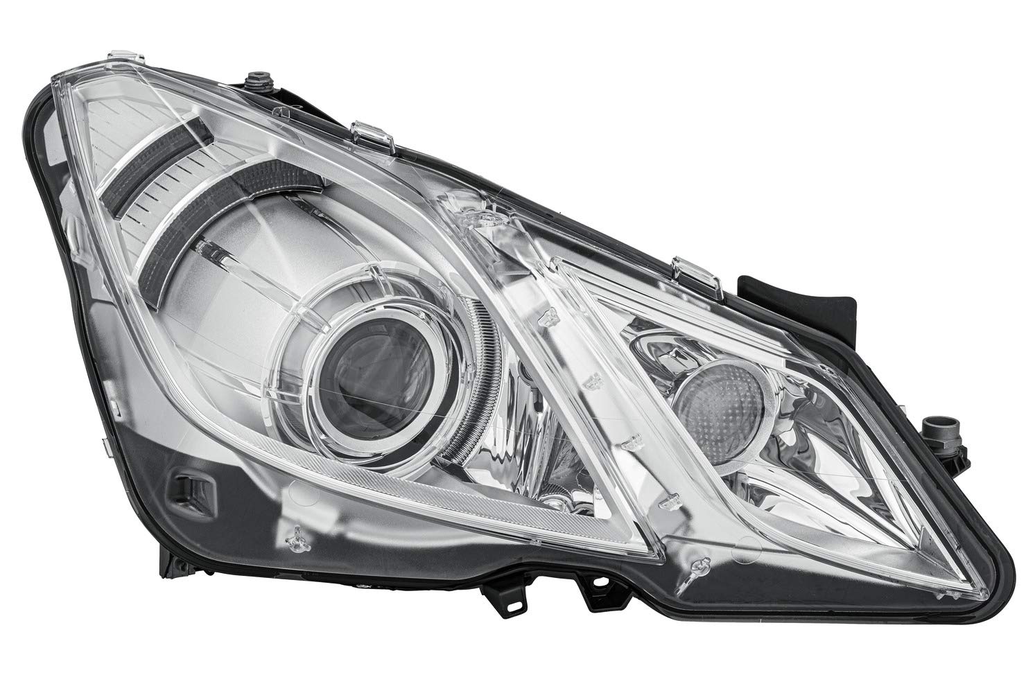 HELLA 1ZT 011 733-061 LED/Halogen/Bi-Xenon Scheinwerfer - für u.a. Mercedes-Benz E-Class Coupe (C207) - für Linksverkehr/für Rechtsverkehr - rechts von Hella
