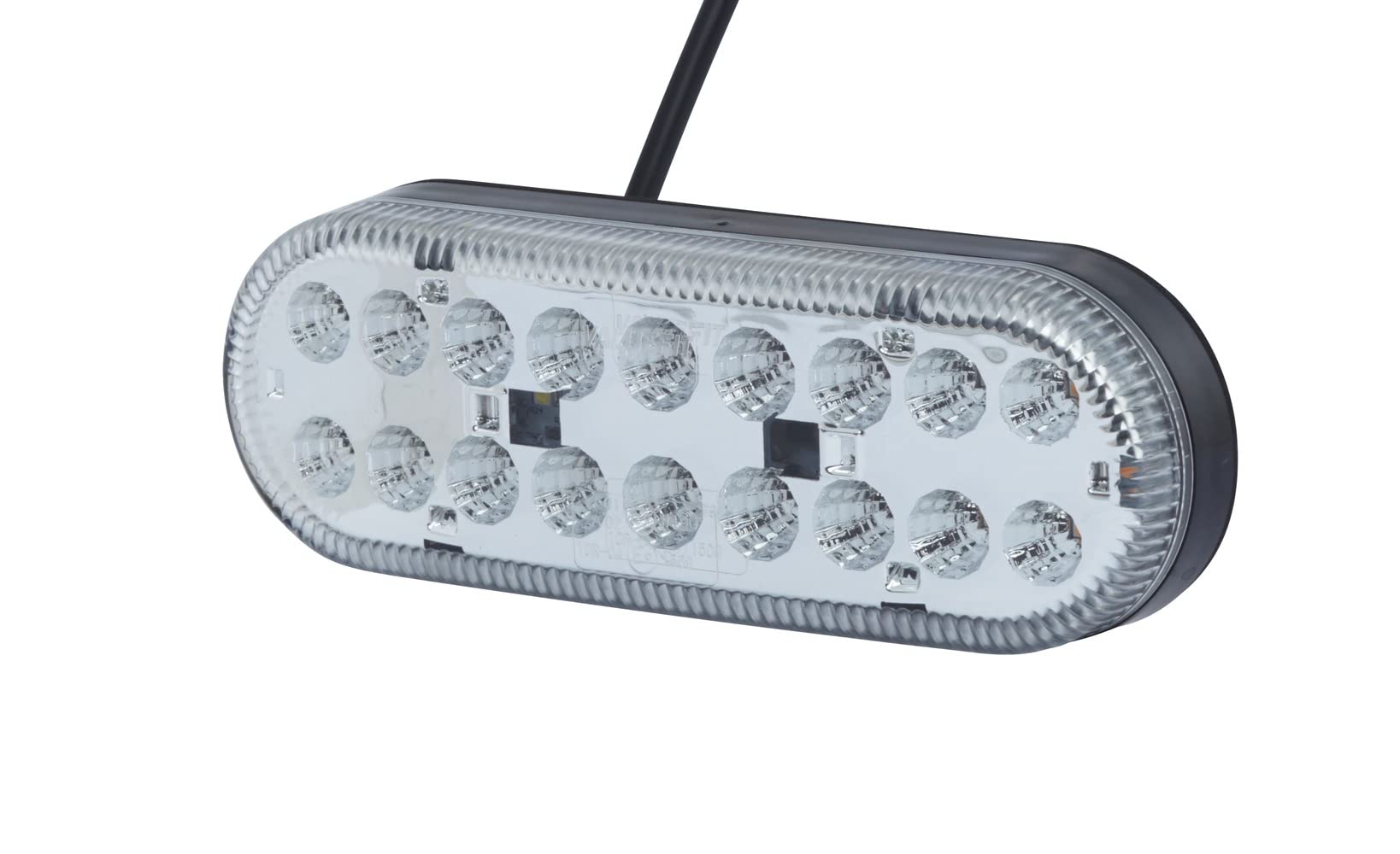 HELLA VALUEFIT Blinkleuchte - LED - 12V / 24V - Anbau/geschraubt - Stecker: offene Kabelenden - links/rechts - Menge: 1 - 2BE 357 022-001, silber von Hella