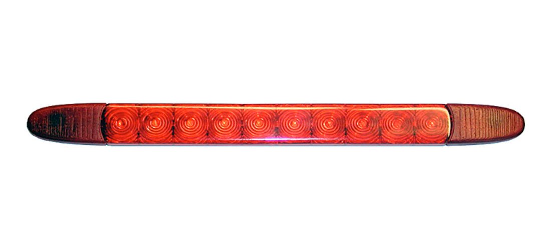 HELLA 2DA 343 106-017 Zusatzbremsleuchte - LED - 24V - Anbau/geschraubt - Lichtscheibenfarbe: rot - LED-Lichtfarbe: rot - Kabel: 3000mm - hinten - Menge: 30 von Hella