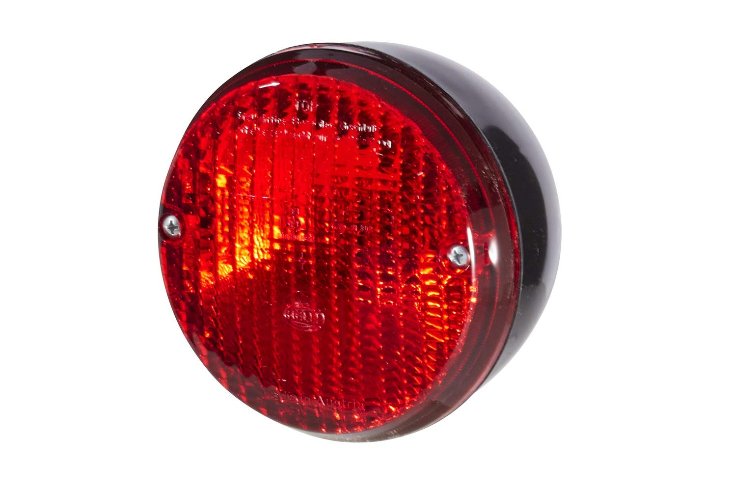 HELLA 2NE 001 423-011 Nebelschlussleuchte - Halogen - 12/24V - rund - Anbau - Lichtscheibenfarbe: rot - Stecker: Flachstecker - hinten/links/rechts HELLA 2NE 001 423-011 Nebelschlussleuchte - Halogen - 12/24V - rund - Anbau - Lichtscheibenfarbe: rot - Stecker: Flachstecker - hinten/links/rechts von Hella