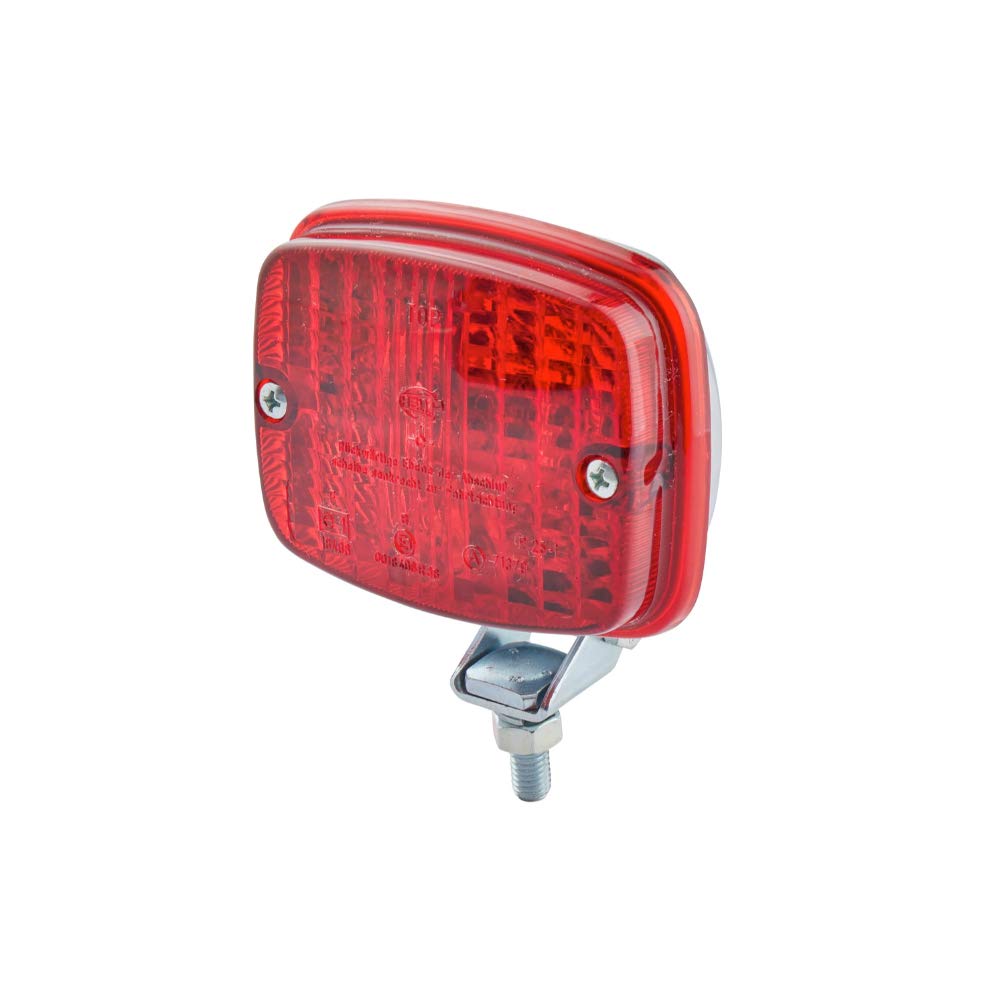 HELLA - Nebelschlussleuchte - Halogen - 12/24V - Anbau - Lichtscheibenfarbe: rot - Stecker: Flachstecker - links/rechts - 2NE 003 030-151 von Hella