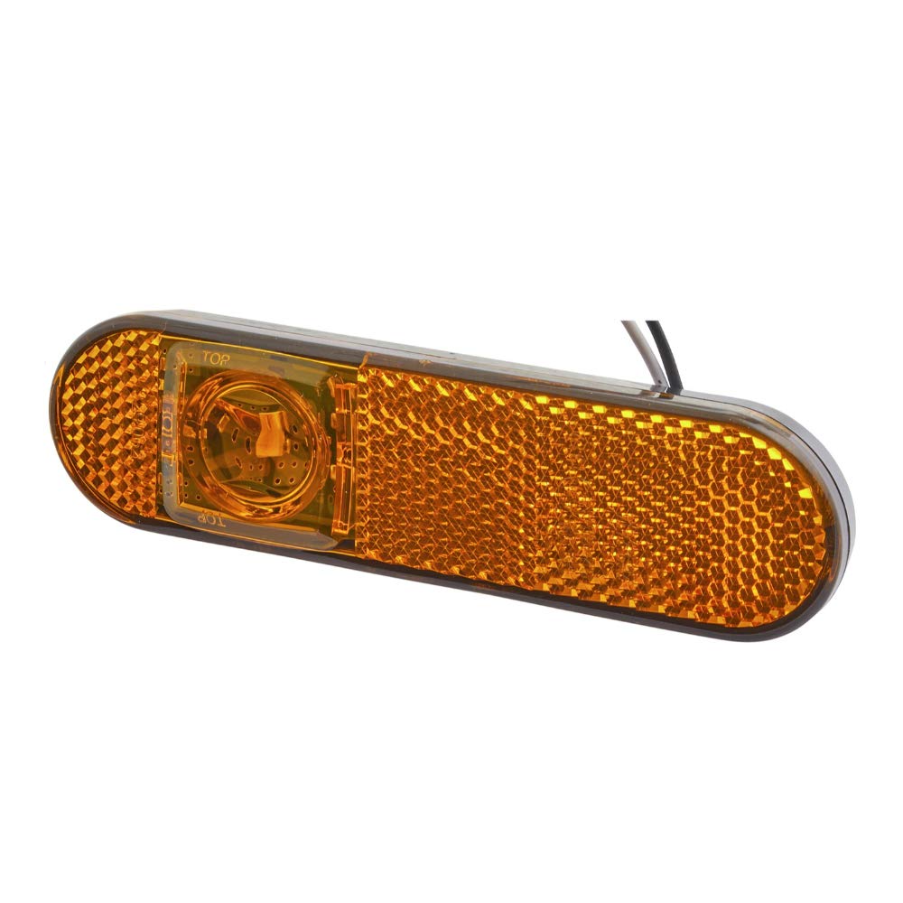 HELLA 2PS 329 060-091 Seitenmarkierungsleuchte - Begrenzungsleuchte - Anhänger - Wohnwagen - LED - 24V - Schraubanschluss/Anbau - ECE - Kabel: 100mm - rechts/links - Menge: 1 HELLA 2PS 329 060-091 Seitenmarkierungsleuchte - Begrenzungsleuchte - Anhänger - Wohnwagen - LED - 24V - Schraubanschluss/Anbau - ECE - Kabel: 100mm - rechts/links - Menge: 1 von Hella