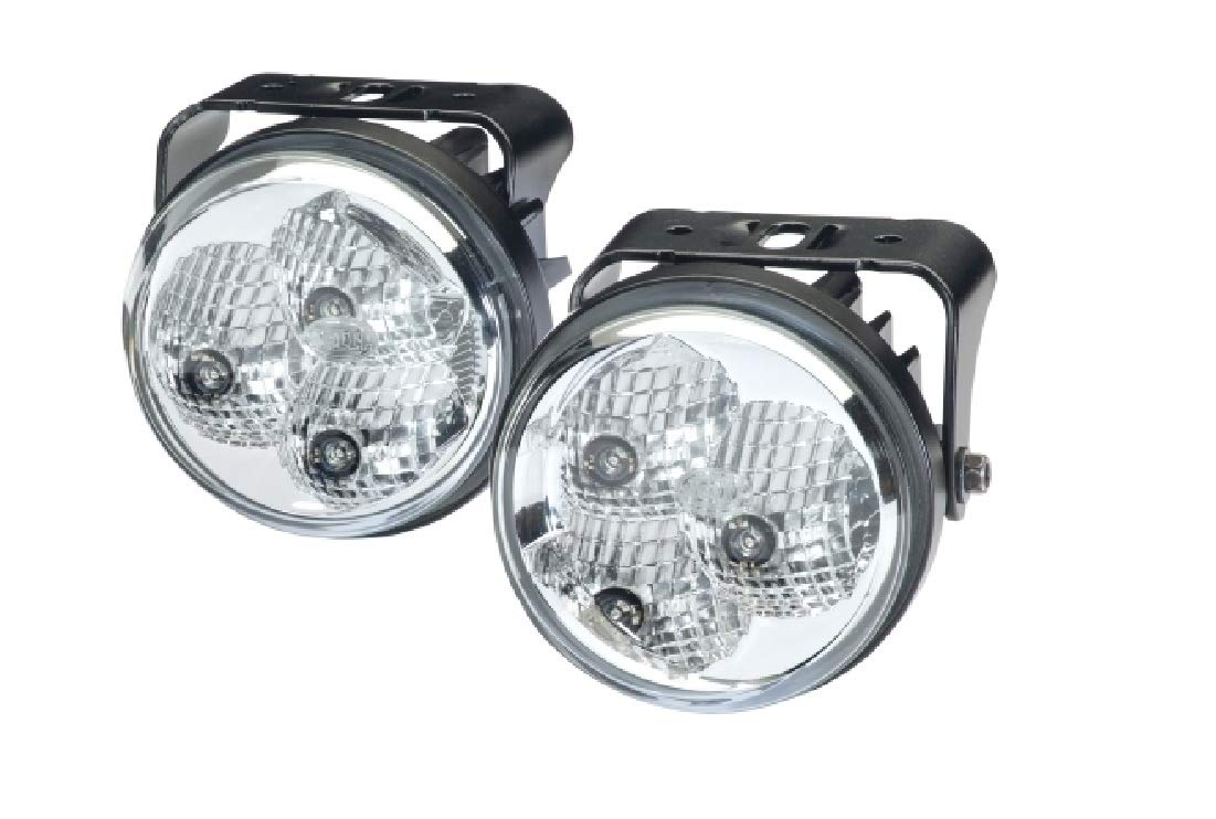 HELLA LED Tagfahrleuchtensatz - 90mm - 24V / 12V - rund - SAE - glasklar - Fahrzeugfront - 2PT 009 599-811 HELLA LED Tagfahrleuchtensatz - 90mm - 24V / 12V - rund - SAE - glasklar - Fahrzeugfront - 2PT 009 599-811 von Hella
