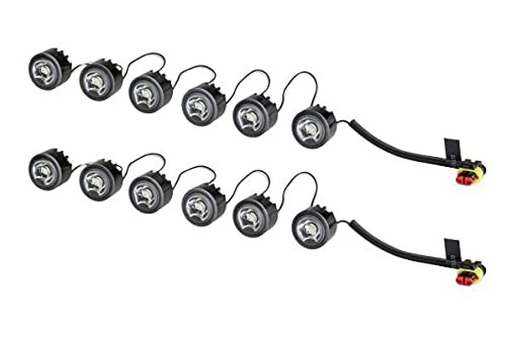 HELLA LED Tagfahrleuchtensatz - LEDayFlex - 24V / 12V - rund - SAE - glasklar - Kabel: 120mm - Fahrzeugfront - Satz - 2PT 010 458-731 HELLA LED Tagfahrleuchtensatz - LEDayFlex - 24V / 12V - rund - SAE - glasklar - Kabel: 120mm - Fahrzeugfront - Satz - 2PT 010 458-731 von Hella