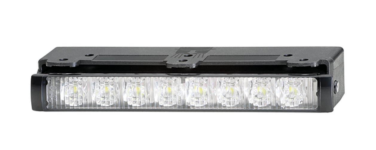 HELLA - LED-Tagfahrleuchtensatz - LEDayLine Zero - 12V - rechteckig - Anbau - Lichtscheibenfarbe: glasklar - Kabel: 1000mm - Fahrzeugfront - Set - 2PT 980 970-821 von Hella