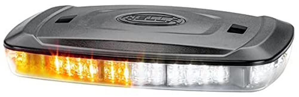 HELLA - LED-Warnleuchte - Micro Lightbar - 12/24V - gelb - Magnetbefestigung - Kabel: 2500mm - Anbau - 2RL 014 566-421 von Hella