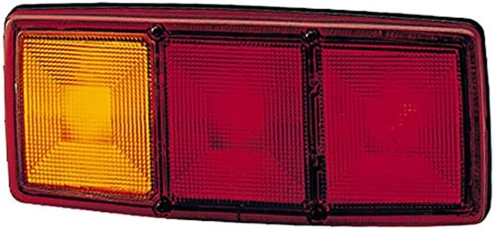 HELLA Rückleuchte - Glühlampe - Anhänger Beleuchtung - 12V - geschraubt/Einbau - ECE/ADR/GGVS - Lichtscheibenfarbe: rot/gelb - Stecker: Flachstecker - links - Menge: 1 - 2SD 003 167-011 HELLA Rückleuchte - Glühlampe - Anhänger Beleuchtung - 12V - geschraubt/Einbau - ECE/ADR/GGVS - Lichtscheibenfarbe: rot/gelb - Stecker: Flachstecker - links - Menge: 1 - 2SD 003 167-011 von Hella