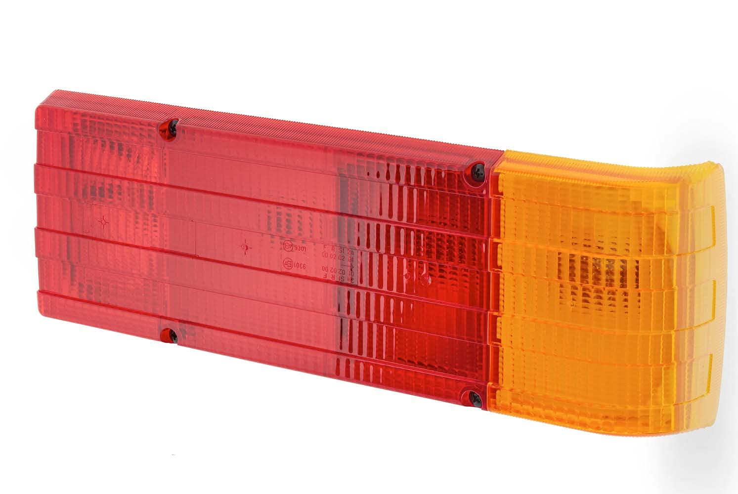 HELLA - Heckleuchte - Glühlampe - 12V - Einbau/geschraubt - Lichtscheibenfarbe: rot/gelb - Stecker: Flachstecker - rechts/links - Menge: 1 - 2SD 004 460-001 von Hella