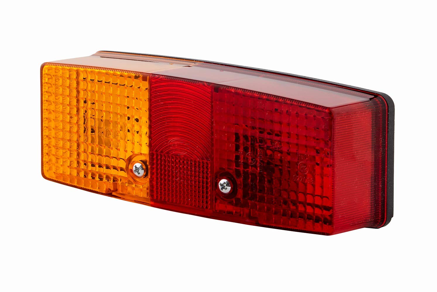 HELLA 2SE 997 111-011 Heckleuchte - Glühlampe - 24/12V - Anbau/geschraubt - Lichtscheibenfarbe: rot/gelb/weiß - Stecker: Flachstecker - links - Menge: 1 HELLA 2SE 997 111-011 Heckleuchte - Glühlampe - 24/12V - Anbau/geschraubt - Lichtscheibenfarbe: rot/gelb/weiß - Stecker: Flachstecker - links - Menge: 1 von Hella