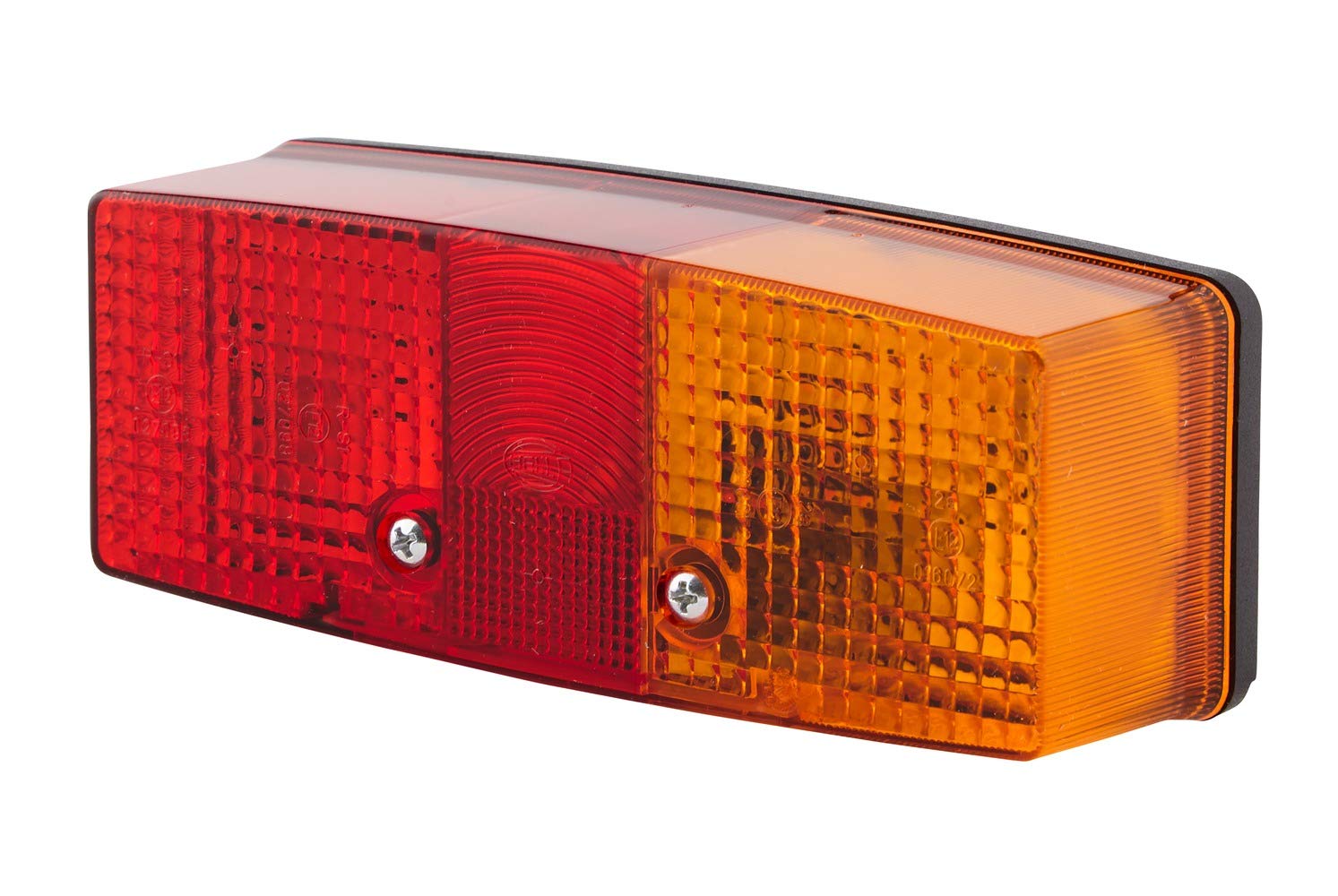 HELLA 2SE 997 111-021 Heckleuchte - Glühlampe - 24/12V - Anbau/geschraubt - Lichtscheibenfarbe: rot/gelb/weiß - Stecker: Krallenkabelschuh - rechts - Menge: 1 HELLA 2SE 997 111-021 Heckleuchte - Glühlampe - 24/12V - Anbau/geschraubt - Lichtscheibenfarbe: rot/gelb/weiß - Stecker: Krallenkabelschuh - rechts - Menge: 1 von Hella