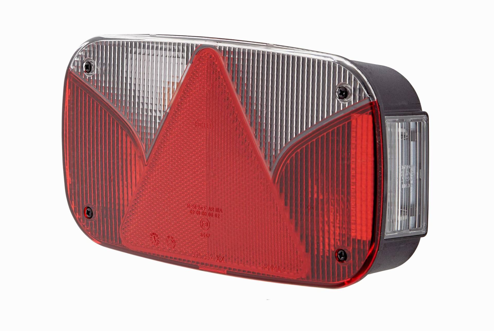 HELLA Rückleuchte - Glühlampe - Anhänger Beleuchtung - 12V - Anbau/geschraubt - ECE - Lichtscheibenfarbe: weiß/rot - Stecker: Rundstecker - links - Menge: 1 - 2VB 998 232-131 HELLA Rückleuchte - Glühlampe - Anhänger Beleuchtung - 12V - Anbau/geschraubt - ECE - Lichtscheibenfarbe: weiß/rot - Stecker: Rundstecker - links - Menge: 1 - 2VB 998 232-131 von Hella