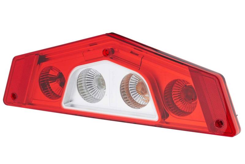 HELLA - Heckleuchte - Caraluna X - Glühlampe - 12V - Einbau/geschraubt - Lichtscheibenfarbe: glasklar/rot - Stecker: AMP - links - Menge: 1 - 2VP 012 570-051 von Hella