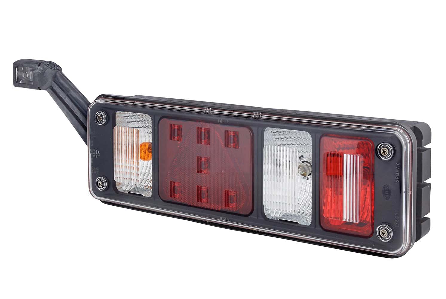 HELLA Heckleuchte - Hybrid - 24V - Anbau/geschraubt - ECE/ADR/GGVS/nicht SAE - Lichtscheibenfarbe: glasklar - Stecker: Superseal 4 x 2/DIN-Bajonett 1 x 7 - Stecker: Male - links - 2VP 340 961-431 HELLA Heckleuchte - Hybrid - 24V - Anbau/geschraubt - ECE/ADR/GGVS/nicht SAE - Lichtscheibenfarbe: glasklar - Stecker: Superseal 4 x 2/DIN-Bajonett 1 x 7 - Stecker: Male - links - 2VP 340 961-431 von Hella