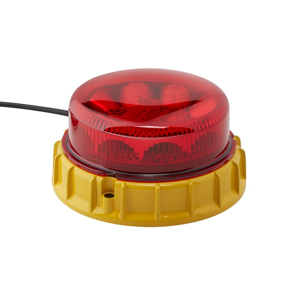 HELLA Rundumleuchte - LED Warnleuchte - Blitzleuchte - K-LED Mining - 12V / 24V - rot - Schraubanschluss/Anbau - 2XD 011 557-021 HELLA Rundumleuchte - LED Warnleuchte - Blitzleuchte - K-LED Mining - 12V / 24V - rot - Schraubanschluss/Anbau - 2XD 011 557-021 von Hella