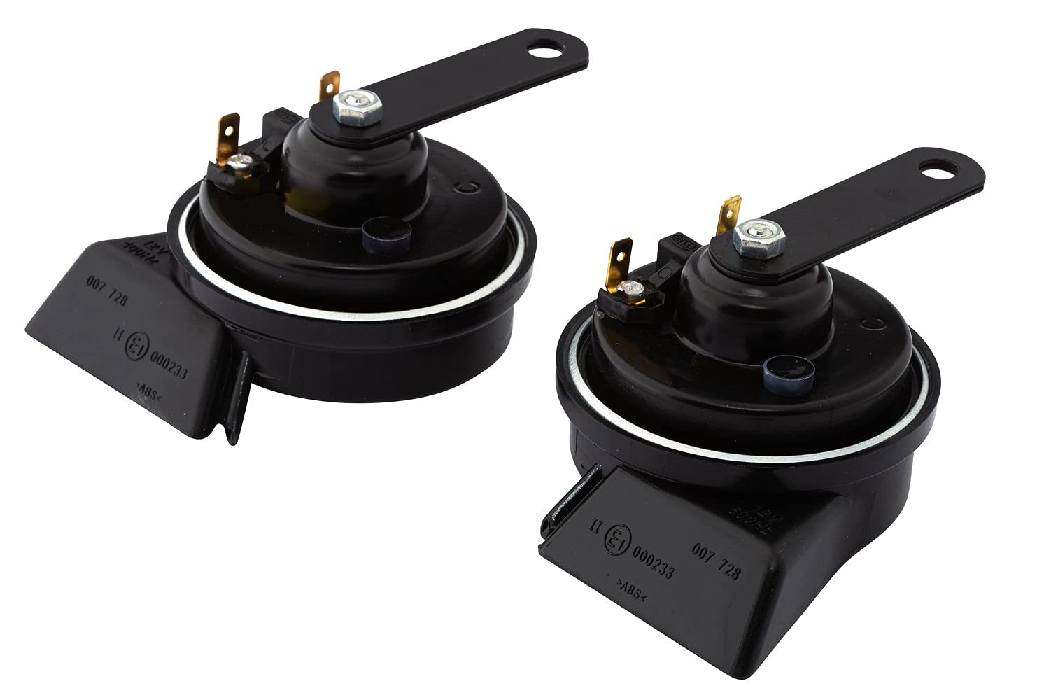 HELLA Fanfare - HELLA ESSENTIAL HORN TE22 SET - 12V - 110dB(A) - 400Hz-500Hz - Hochton/Tiefton - elektrisch - ECE - Gehäusefarbe: schwarz - Flachsteckanschluss - Menge: 2 - 3FH 007 728-831 HELLA Fanfare - HELLA ESSENTIAL HORN TE22 SET - 12V - 110dB(A) - 400Hz-500Hz - Hochton/Tiefton - elektrisch - ECE - Gehäusefarbe: schwarz - Flachsteckanschluss - Menge: 2 - 3FH 007 728-831 von Hella