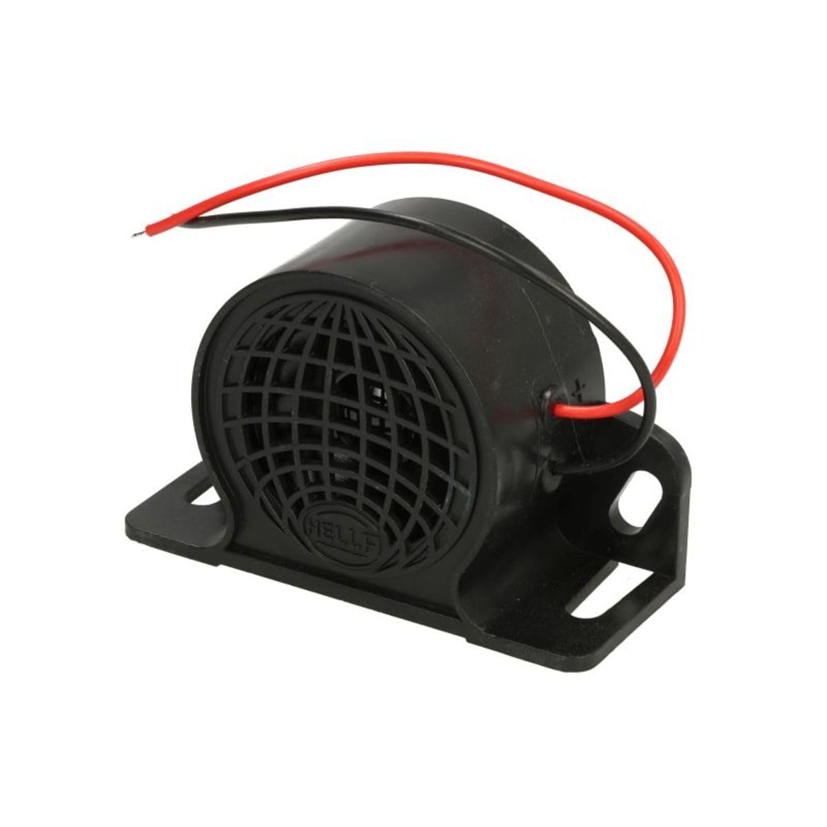 HELLA Rückfahrwarner BM10 - 110dB(A) - Starkton - ECE - Gehäusefarbe: schwarz - geschraubt - Kabel: 200mm - Stecker: offene Kabelenden - Menge: 1 - 3SL 009 148-151 von Hella