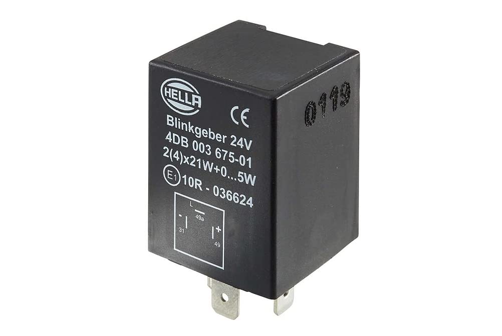 HELLA 4DB 003 675-011 Blinkgeber - 24V - 3-polig - gesteckt - elektronisch HELLA 4DB 003 675-011 Blinkgeber - 24V - 3-polig - gesteckt - elektronisch von Hella