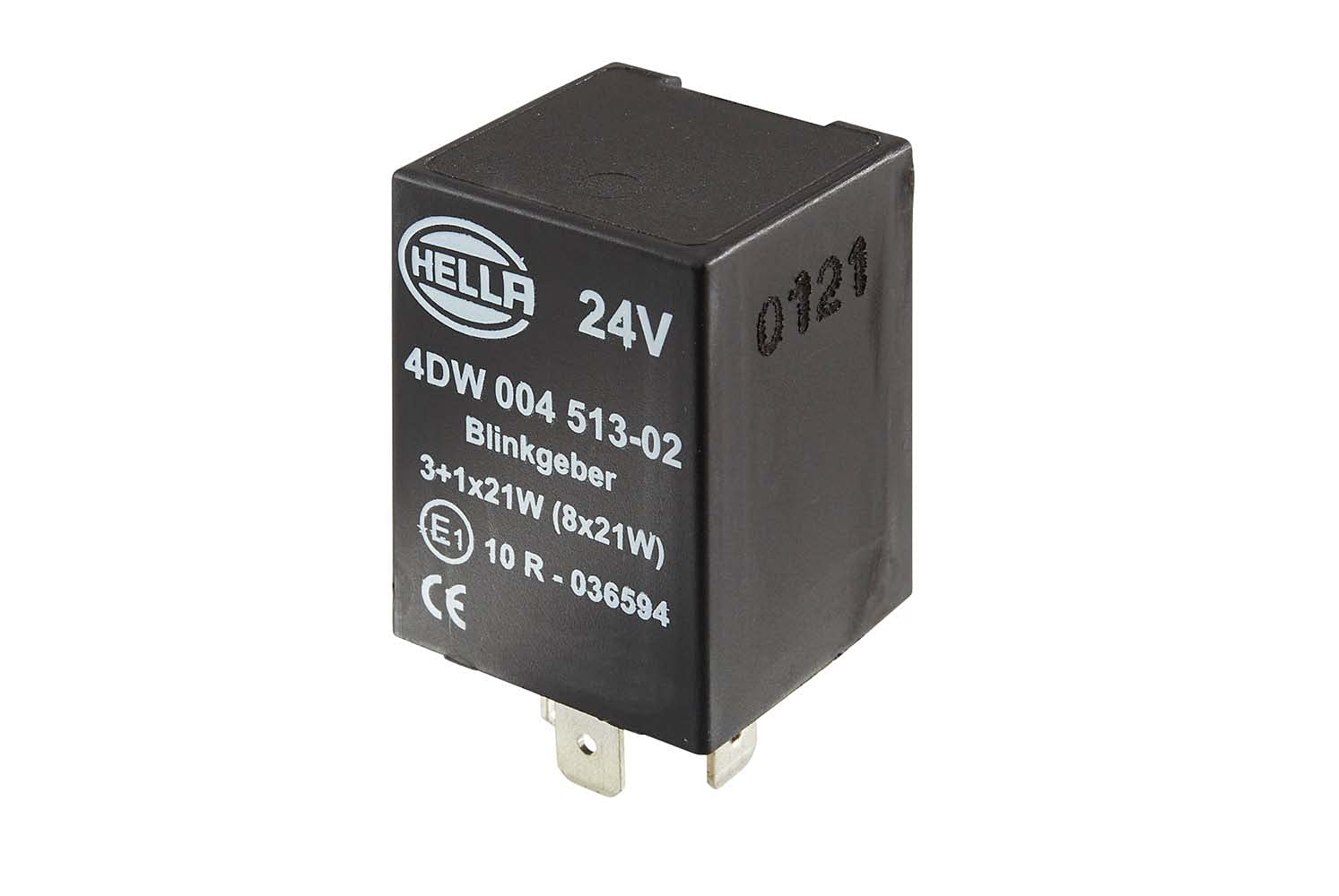 HELLA 4DW 004 513-021 Blinkgeber - 24V - 4-polig - gesteckt - elektronisch HELLA 4DW 004 513-021 Blinkgeber - 24V - 4-polig - gesteckt - elektronisch von Hella