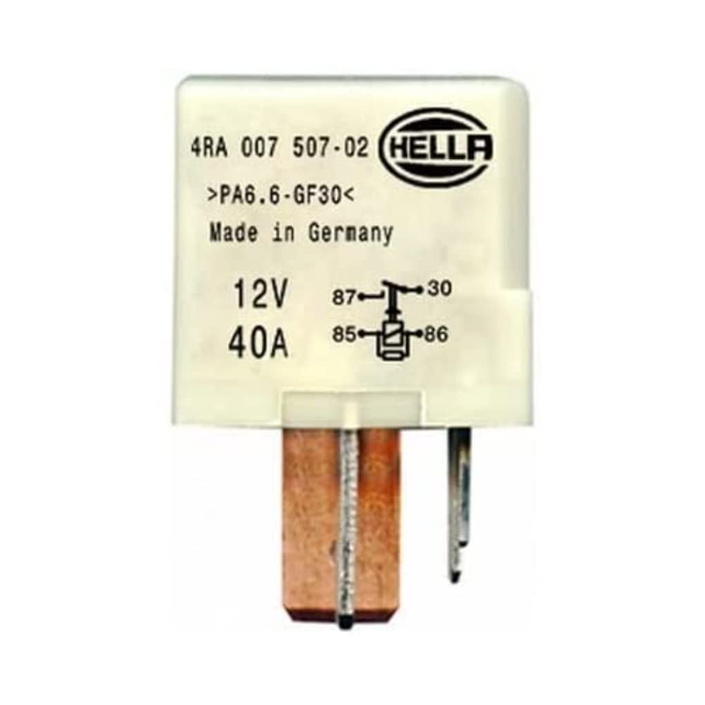HELLA 4RA 007 507-021 Relais, Glühanlage - 12V - 5-polig - Schließer - Farbe: weiß HELLA 4RA 007 507-021 Relais, Glühanlage - 12V - 5-polig - Schließer - Farbe: weiß von Hella