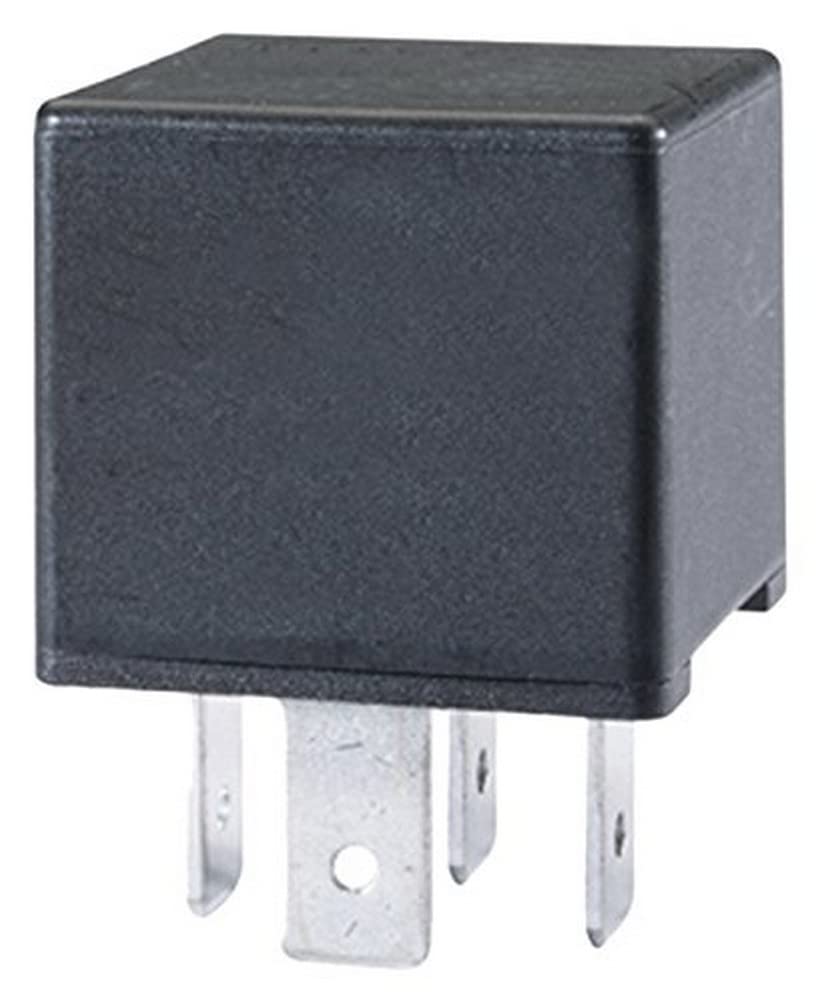 HELLA Relais, Arbeitsstrom - 24V - 4-polig - Schaltbild: S2 - Stecker: B - Schließer - Farbe: schwarz - ohne Halter - 4RA 007 957-001 HELLA Relais, Arbeitsstrom - 24V - 4-polig - Schaltbild: S2 - Stecker: B - Schließer - Farbe: schwarz - ohne Halter - 4RA 007 957-001 von Hella