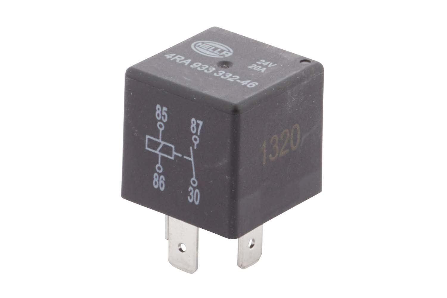 HELLA Relais, Arbeitsstrom - 24V - 4-polig - Schließer - 4RA 933 332-461 HELLA Relais, Arbeitsstrom - 24V - 4-polig - Schließer - 4RA 933 332-461 von Hella