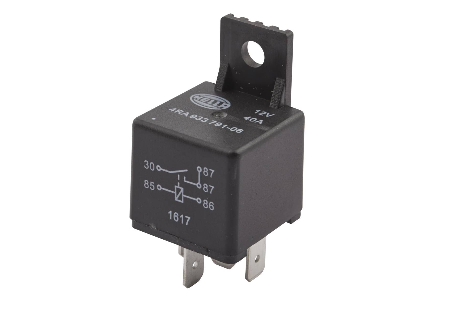 HELLA 4RA 933 791-061 Relais, Arbeitsstrom - 12V - 5-polig - Schließer - mit Halter HELLA 4RA 933 791-061 Relais, Arbeitsstrom - 12V - 5-polig - Schließer - mit Halter von Hella