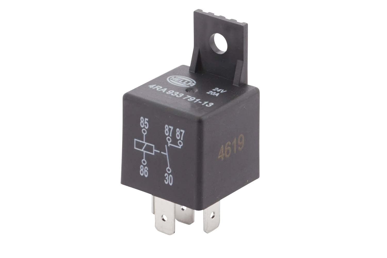 HELLA Relais, Arbeitsstrom - 24V - 5-polig - Schließer - mit Halter - 4RA 933 791-131 HELLA Relais, Arbeitsstrom - 24V - 5-polig - Schließer - mit Halter - 4RA 933 791-131 von Hella