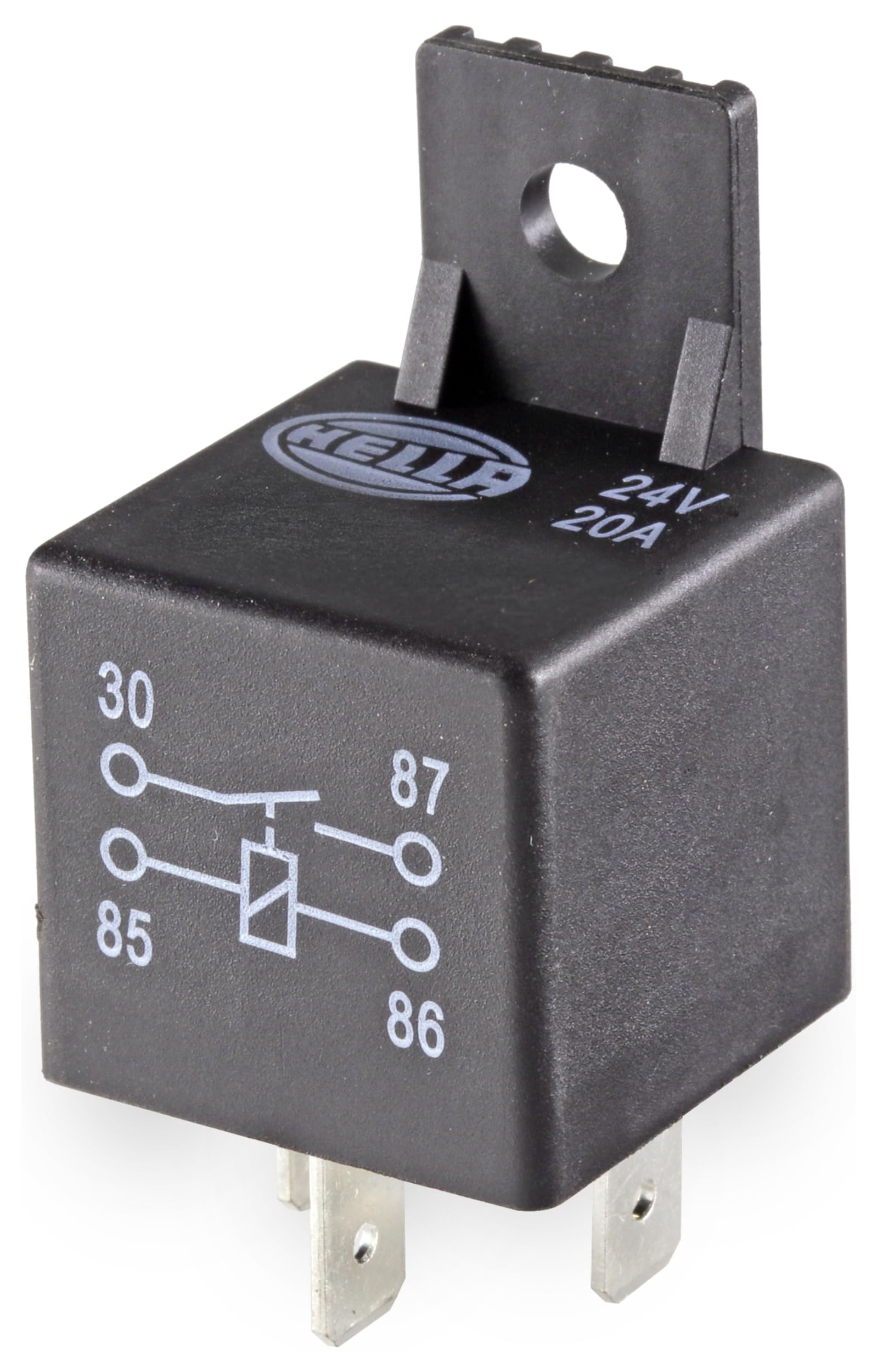 HELLA Relais, Arbeitsstrom - 24V - 4-polig - Schließer - mit Halter - 4RA 965 400-101 HELLA Relais, Arbeitsstrom - 24V - 4-polig - Schließer - mit Halter - 4RA 965 400-101 von Hella