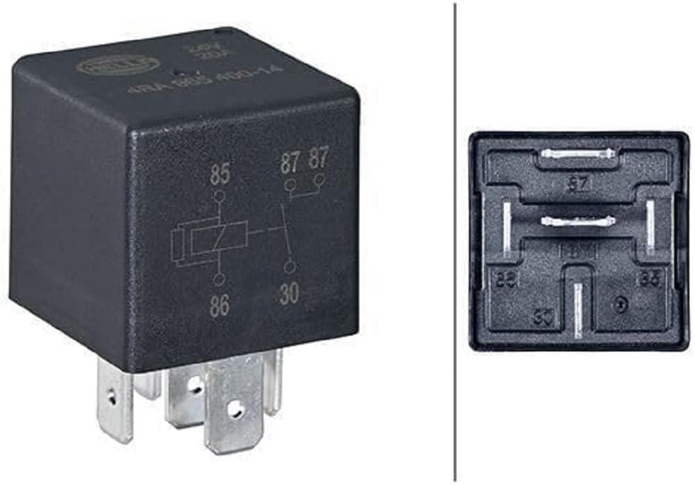 HELLA Relais, Arbeitsstrom - 24V - 5-polig - Schließer/Doppelausgang - 4RA 965 400-141 HELLA Relais, Arbeitsstrom - 24V - 5-polig - Schließer/Doppelausgang - 4RA 965 400-141 von Hella