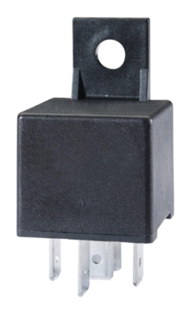 HELLA Relais, Arbeitsstrom - 12V - 5-polig - Schaltbild: W2 - Stecker: B1 - Öffner/Schließer/Wechsler - Farbe: schwarz - mit Halter - 4RD 007 794-031 HELLA Relais, Arbeitsstrom - 12V - 5-polig - Schaltbild: W2 - Stecker: B1 - Öffner/Schließer/Wechsler - Farbe: schwarz - mit Halter - 4RD 007 794-031 von Hella