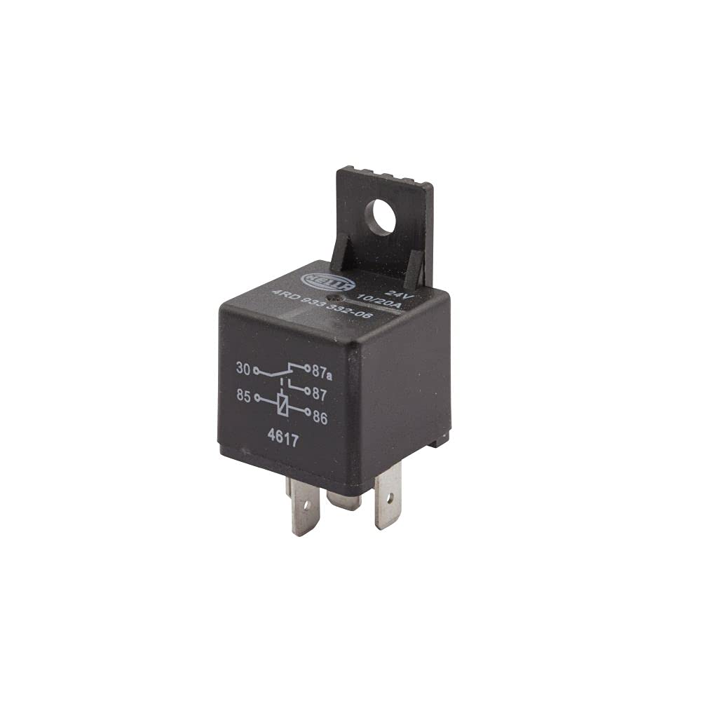 HELLA Relais, Arbeitsstrom - 24V - 5-polig - mit Halter - 4RD 933 332-061 HELLA Relais, Arbeitsstrom - 24V - 5-polig - mit Halter - 4RD 933 332-061 von Hella