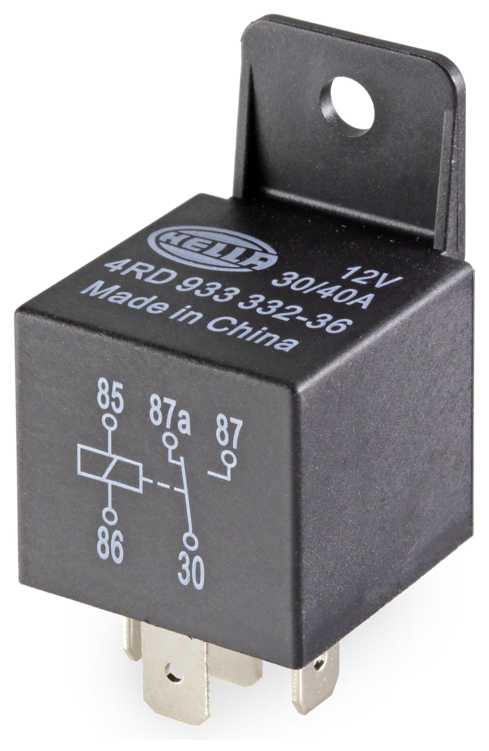 HELLA Relais, Arbeitsstrom - 12V - 5-polig - Wechsler - mit Halter - 4RD 933 332-361 HELLA Relais, Arbeitsstrom - 12V - 5-polig - Wechsler - mit Halter - 4RD 933 332-361 von Hella