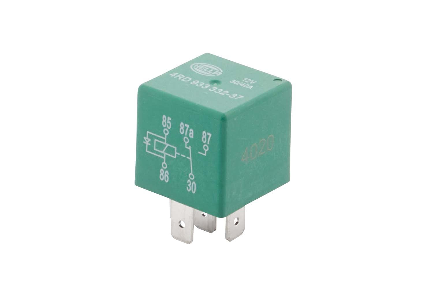 HELLA Relais, Arbeitsstrom - 12V - 5-polig - Wechsler - mit Löschdiode - Menge: 1 - 4RD 933 332-371, Mehrfarbig/Meereswellen (Ocean Tides) HELLA Relais, Arbeitsstrom - 12V - 5-polig - Wechsler - mit Löschdiode - Menge: 1 - 4RD 933 332-371, Mehrfarbig/Meereswellen (Ocean Tides) von Hella